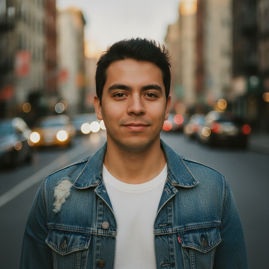 City street portrait